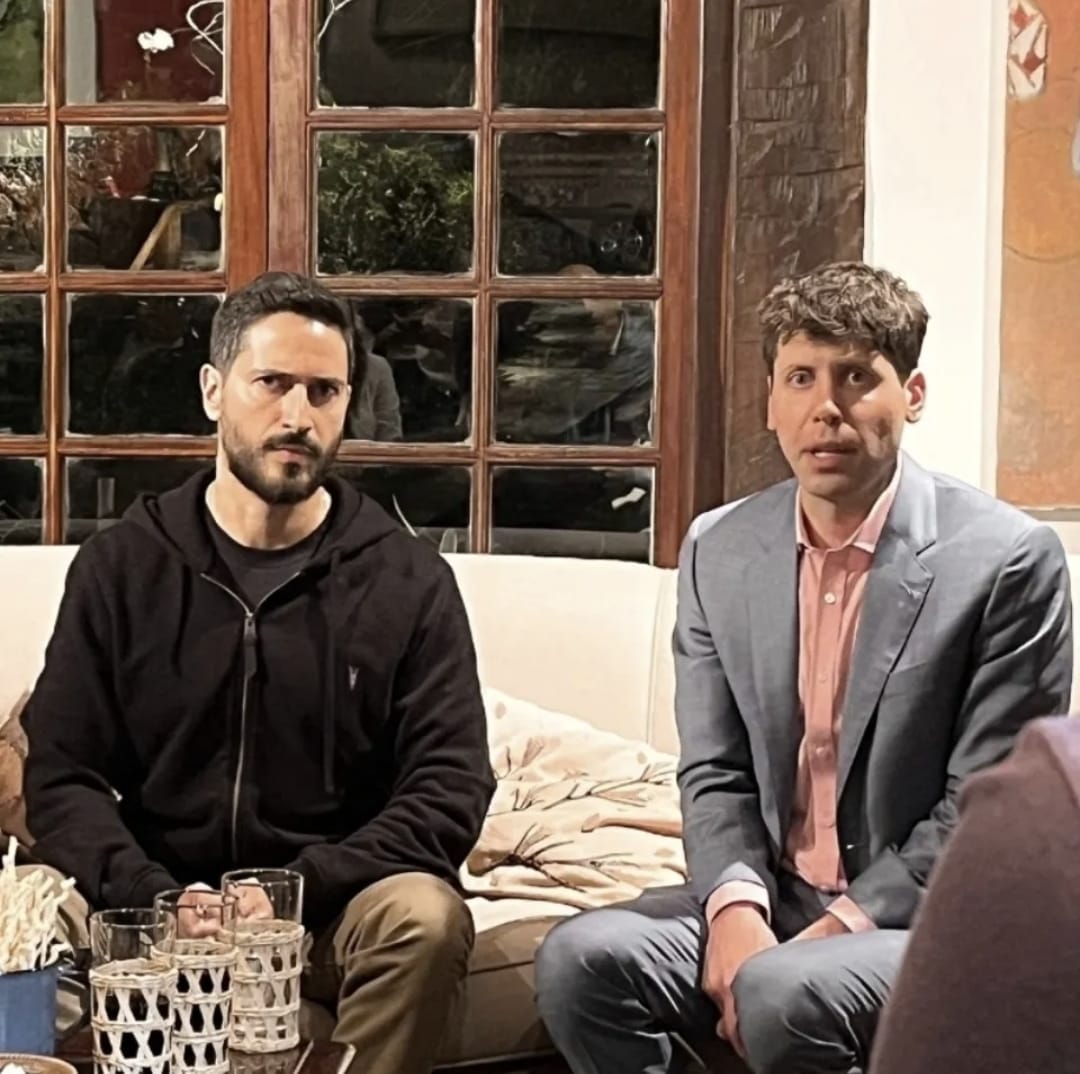 Ronaldo Lemos with Sam Altman (CEO of OpenAI)